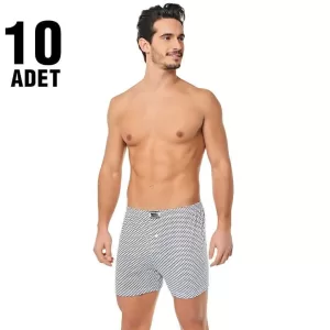 Seher Empirme Erkek Boxer 10'lu KRŞ (RENK)